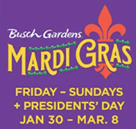Busch Gardens Mardi Gras